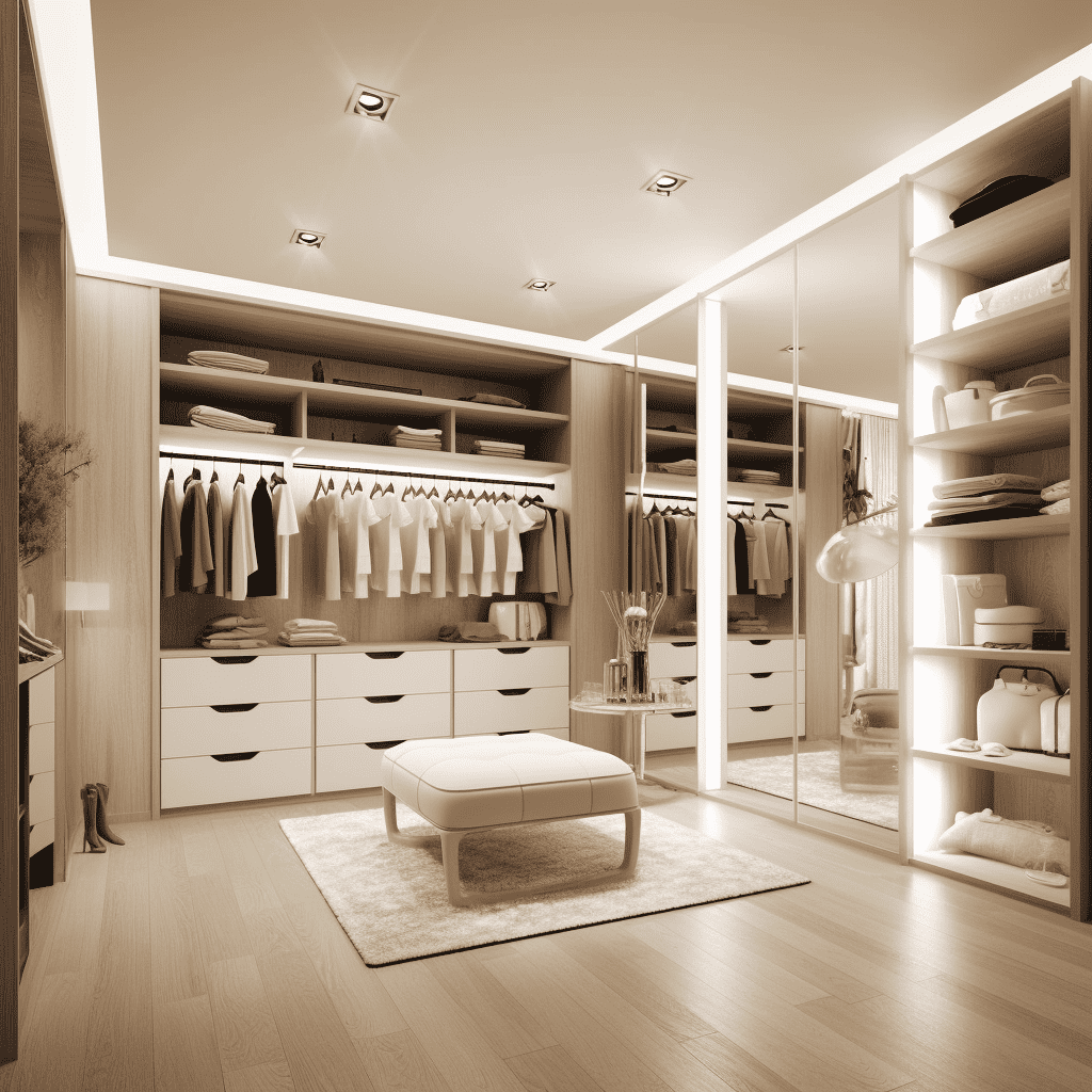 Organized Closet Space